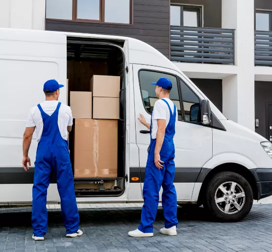 movers loading truck