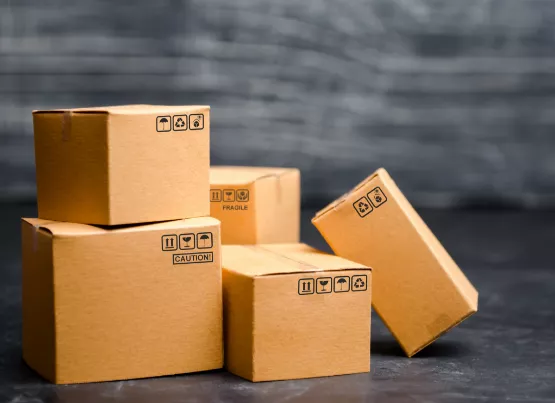 stack of boxes